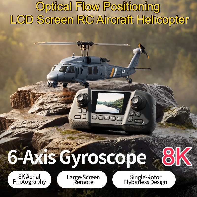 Rc Helicopter Nitro - Hélicoptère RC 8K Flybarless à Flux